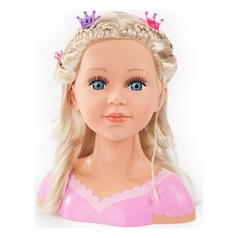 Reig Buste Reig Charlene Super Model Haar En Make-Up Blonde Pruik