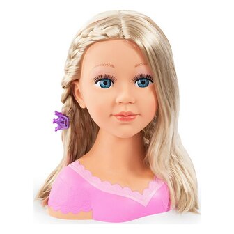 Reig Buste Reig Charlene Super Model Haar En Make-Up Blonde Pruik